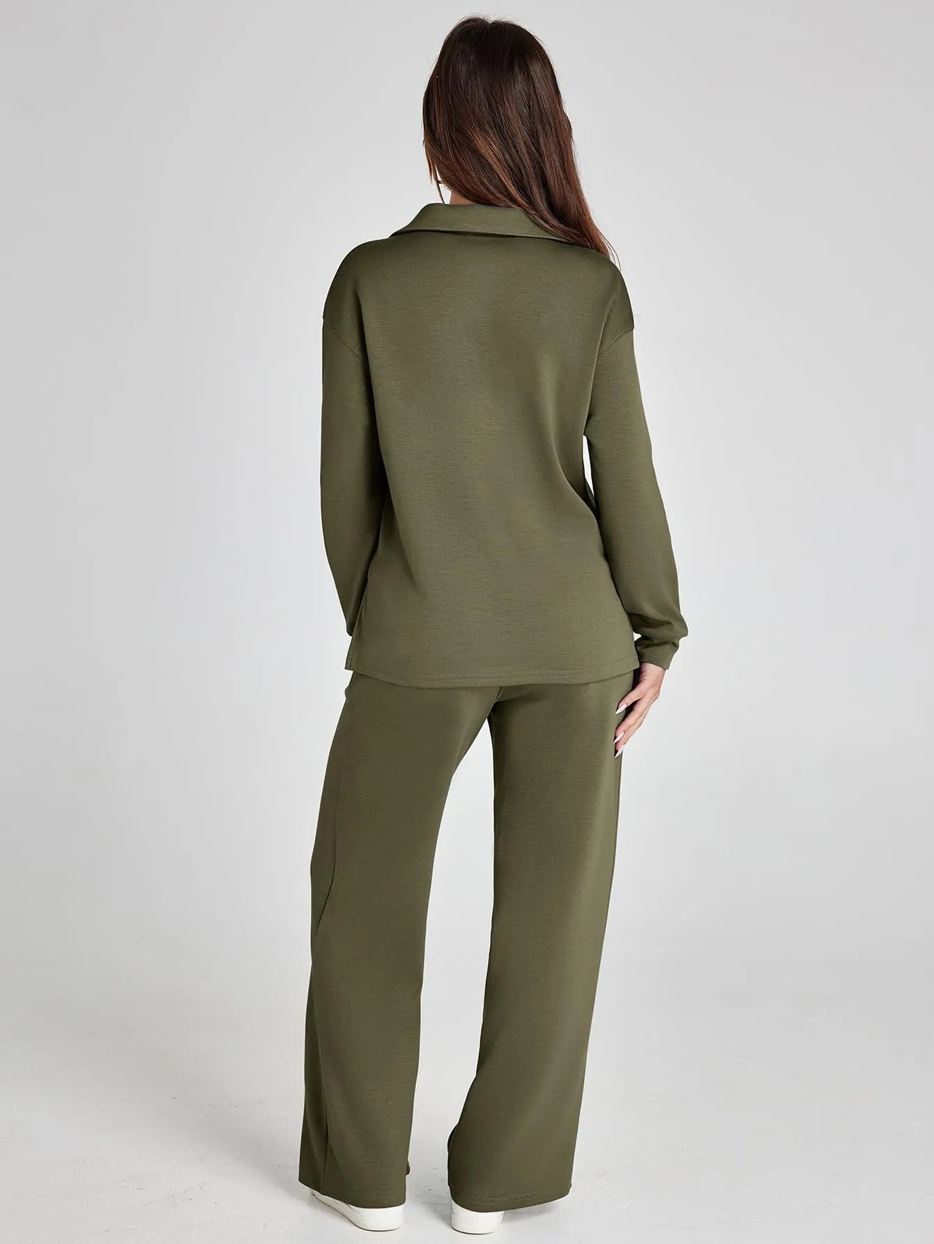 Women's Fall Transition 2-Piece Set - Breathable & Wrinkle Resistant Sweatsuits Sets
