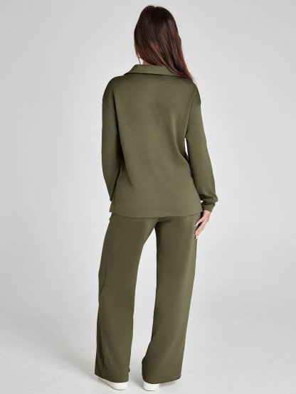 Women's Fall Transition 2-Piece Set - Breathable & Wrinkle Resistant Sweatsuits Sets
