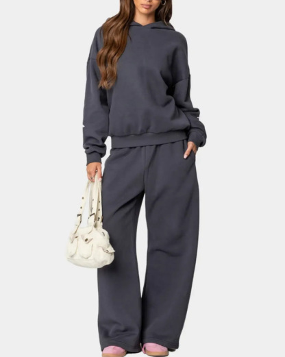 Women's Outdoor Sports Casual Loose Sweatshirt Fashion Suit