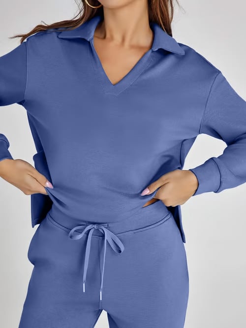 Women's Fall Transition 2-Piece Set - Breathable & Wrinkle Resistant Sweatsuits Sets