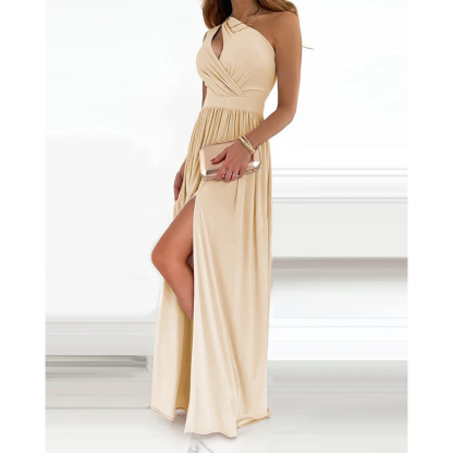 2025 New Style High Waist Slit Dress