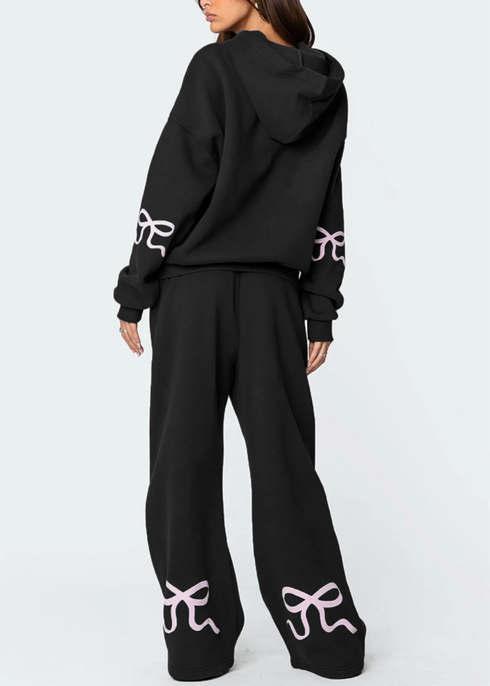 Women's Outdoor Sports Casual Loose Sweatshirt Fashion Suit