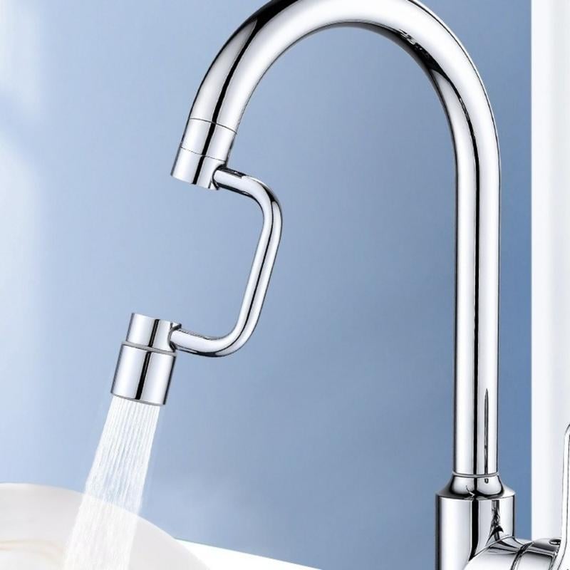 🚰 Upgrade Your Washing Routine✨ TTZZ 360° Rotatable Faucet Aerator Extension - For Effortless, All-Angle Control!