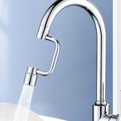 🚰 Upgrade Your Washing Routine✨ TTZZ 360° Rotatable Faucet Aerator Extension - For Effortless, All-Angle Control!