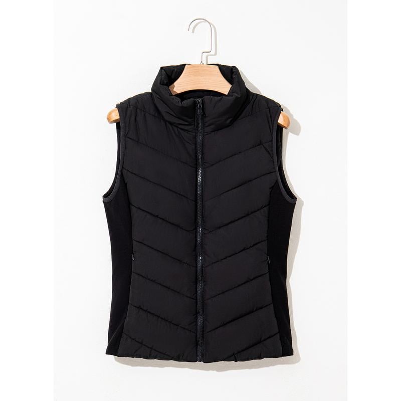 ⏰Hot Sale-Puffer Vest Women Sleeveless Zip Up Outerwear