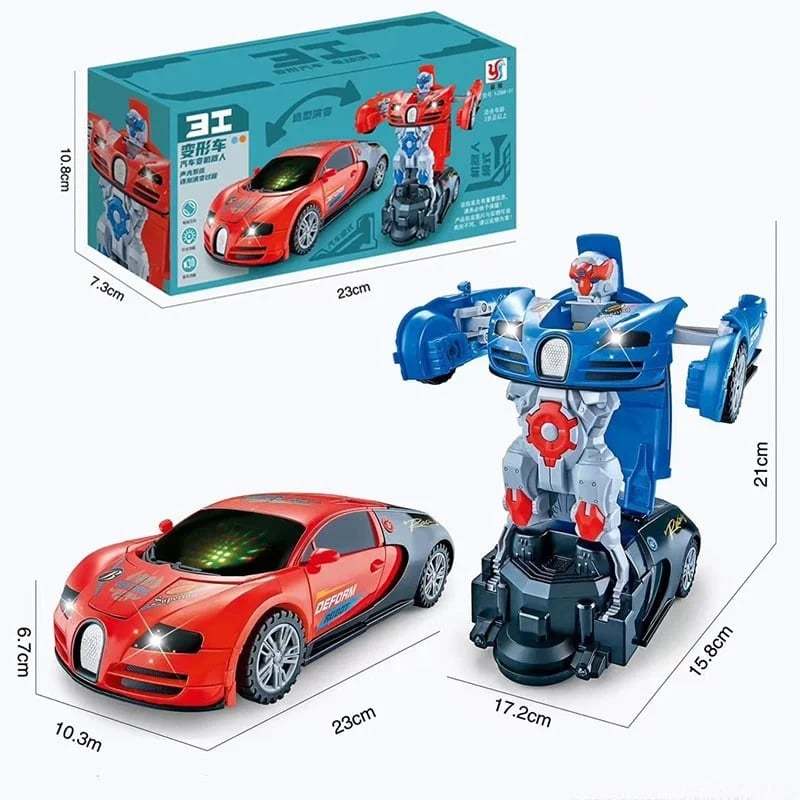 🔥HOT SALE🔥Electric Universal Deformation Police Toy Car