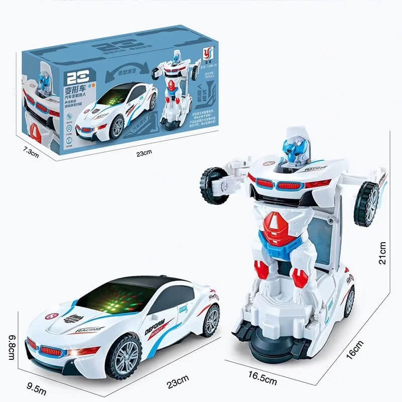 🔥HOT SALE🔥Electric Universal Deformation Police Toy Car