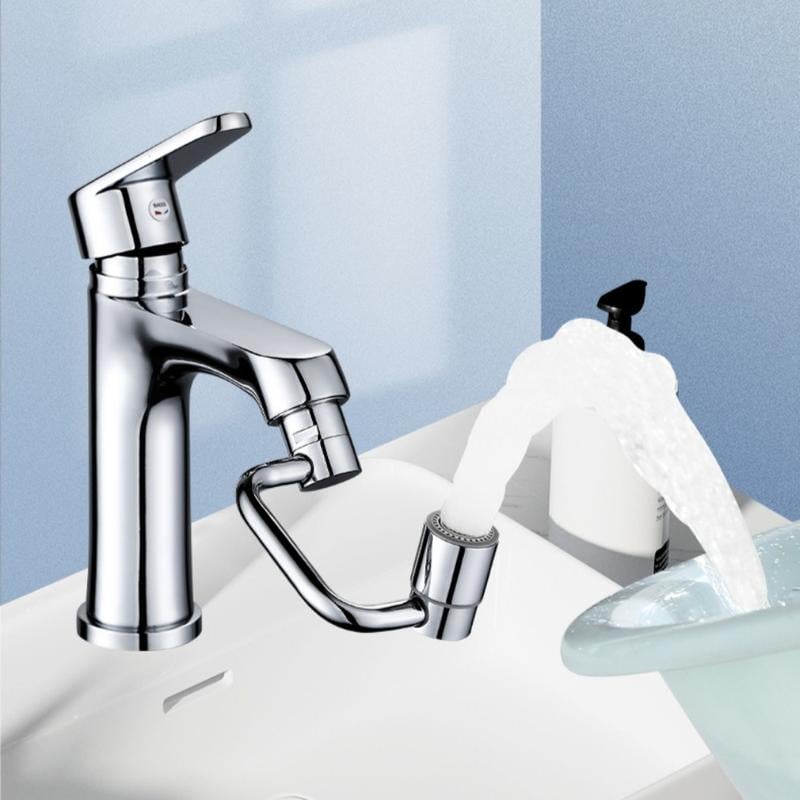 🚰 Upgrade Your Washing Routine✨ TTZZ 360° Rotatable Faucet Aerator Extension - For Effortless, All-Angle Control!