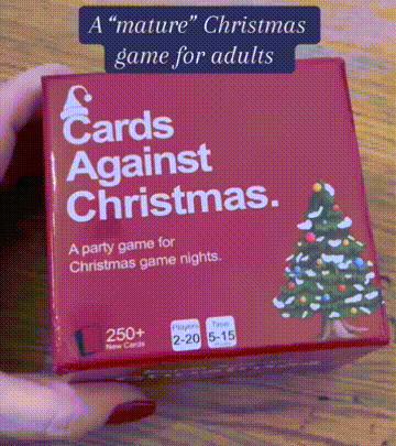 🔥Cards Against Christmas - Game for Christmas Nights