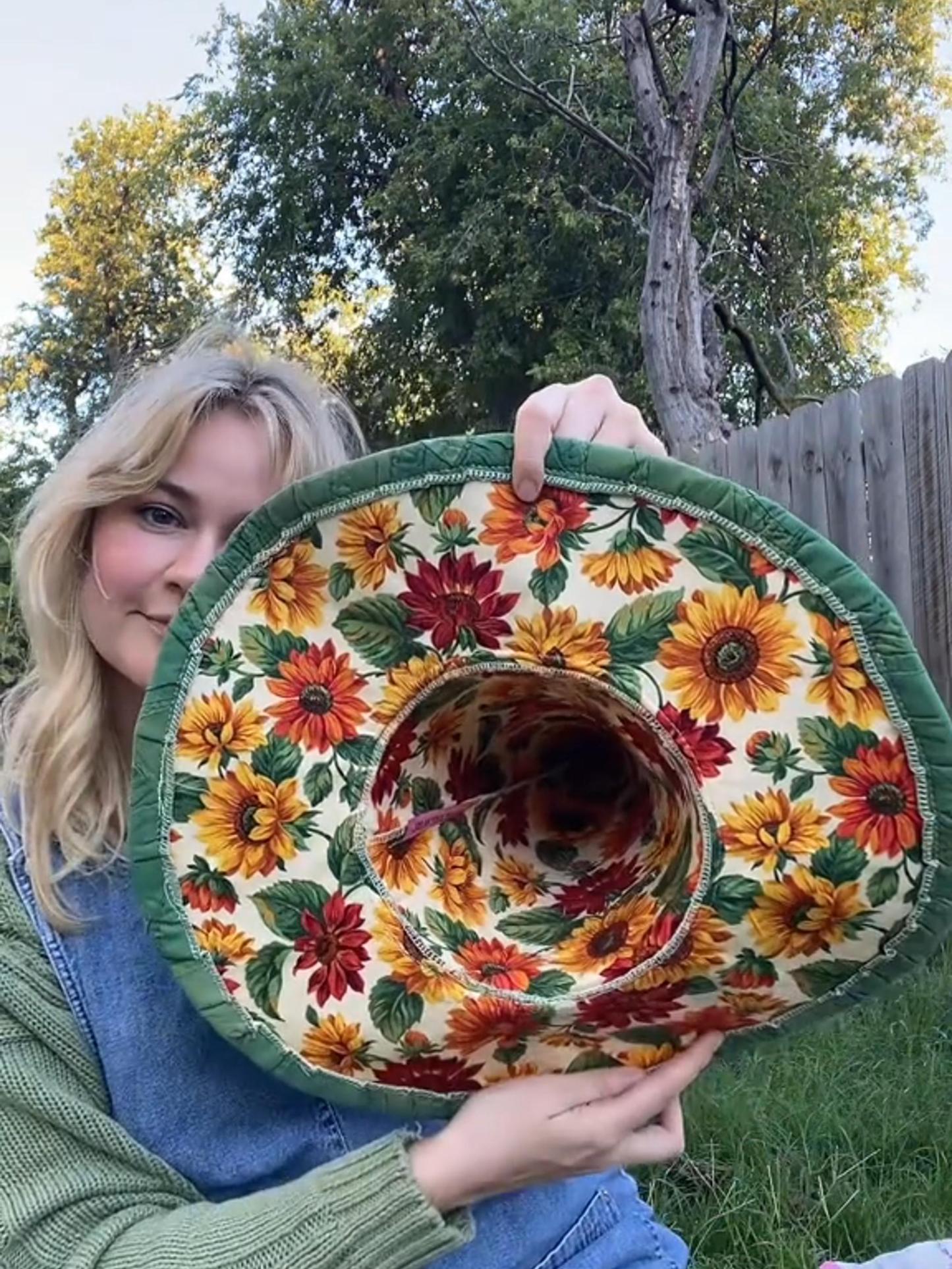 🔥HOT SALE👻🎃The Quilted Witch Hat | Handcrafted Folk Art Hat--BUY 2 FREE SHIPPING