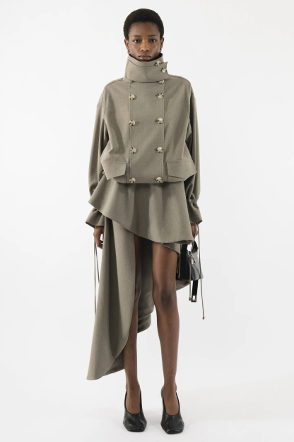 Frill Jacket Dress