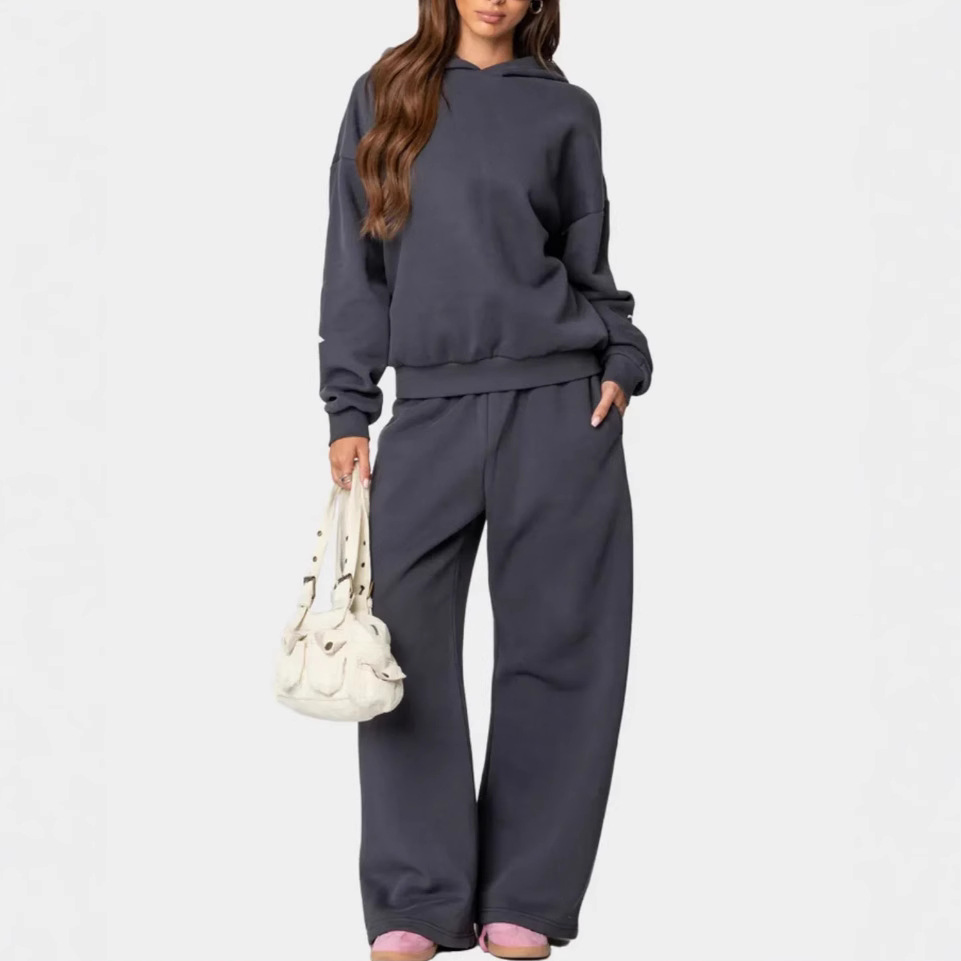 Women's Outdoor Sports Casual Loose Sweatshirt Fashion Suit