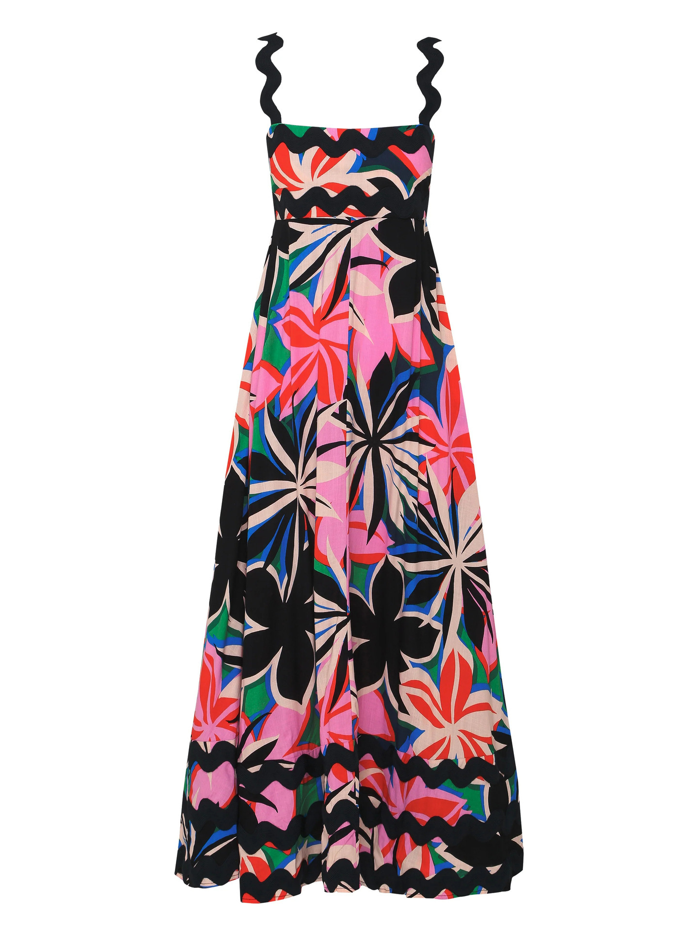 2025 New Floral Wave A-Line Dress