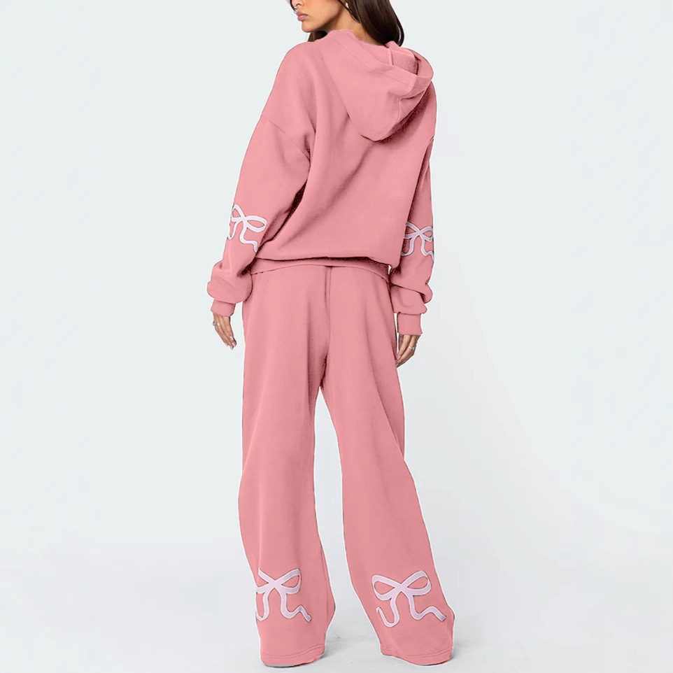 Women's Outdoor Sports Casual Loose Sweatshirt Fashion Suit