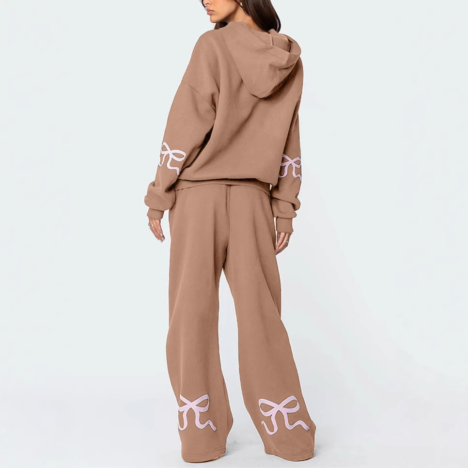 Women's Outdoor Sports Casual Loose Sweatshirt Fashion Suit