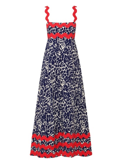 2025 New Floral Wave A-Line Dress