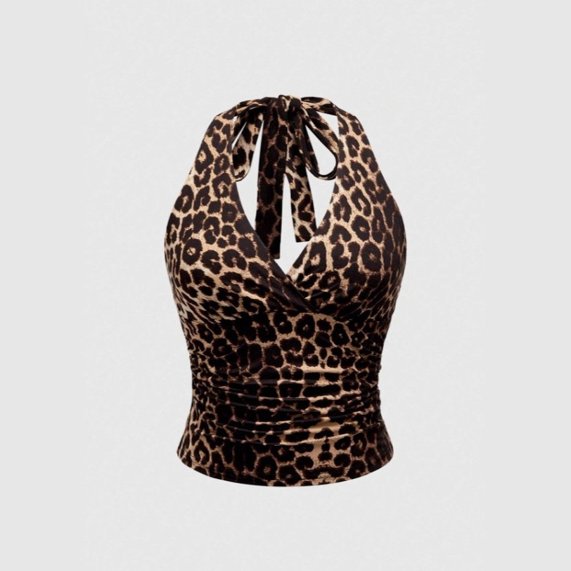Leopard Print Vest
