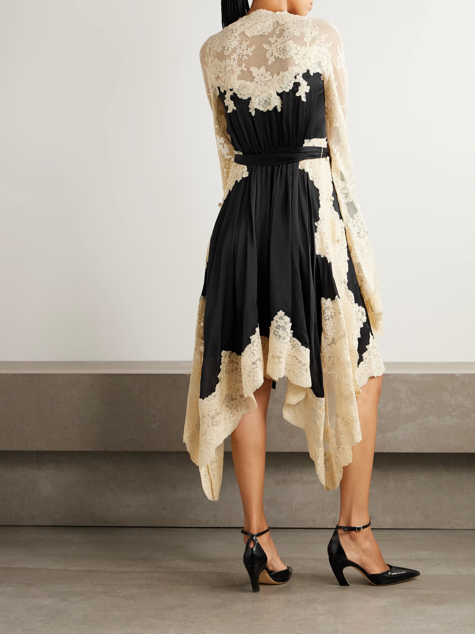 Hypnotic Satin Wrap Dress