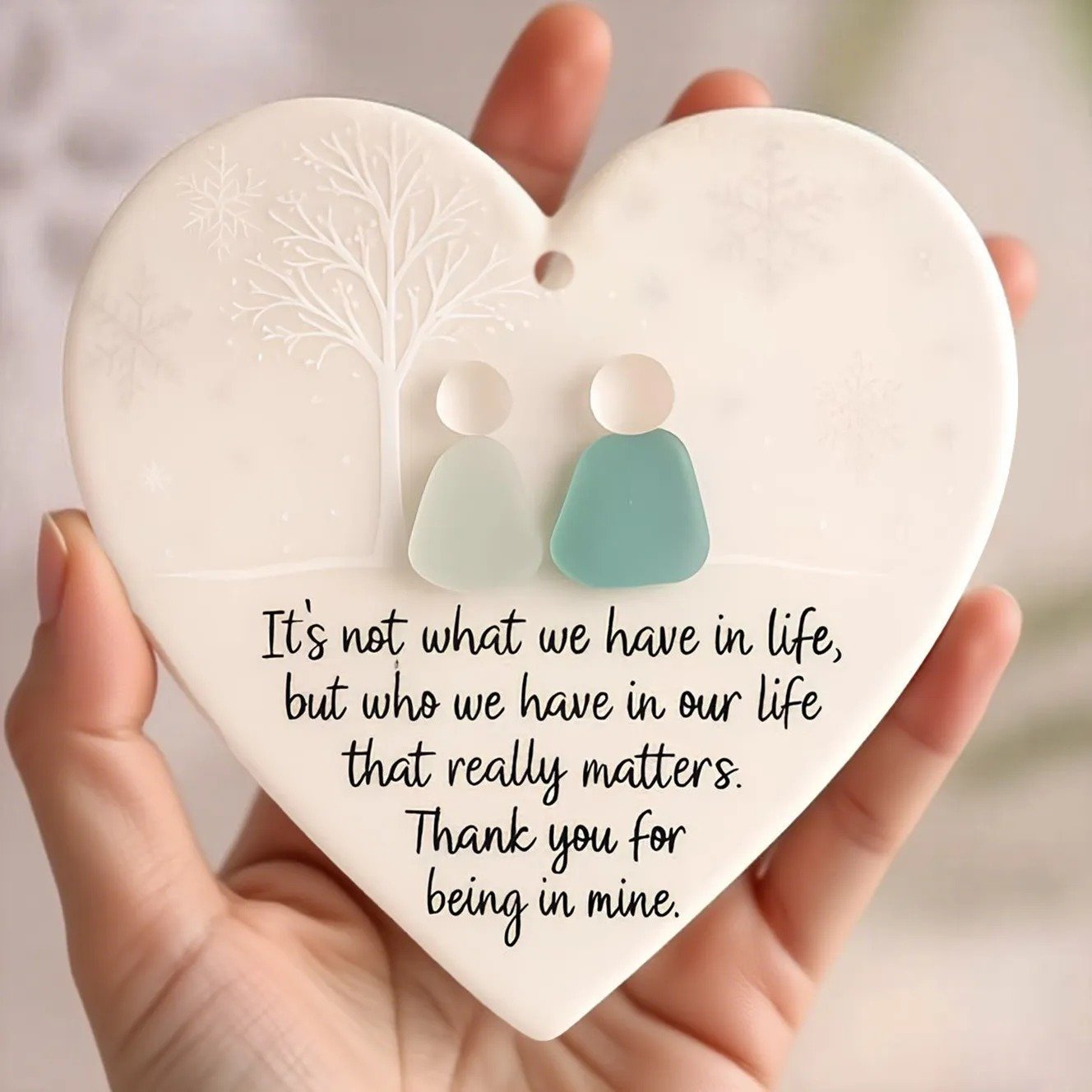 🔥HOT SALE🔥Heart-Shaped Sea Glass Friendship Decor🌊✨ Shaped by Nature & Crafted by Hand💝