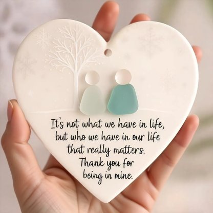 🔥HOT SALE🔥Heart-Shaped Sea Glass Friendship Decor🌊✨ Shaped by Nature & Crafted by Hand💝
