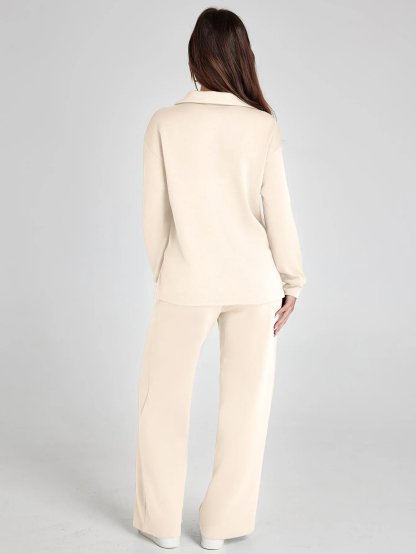 Women's Fall Transition 2-Piece Set - Breathable & Wrinkle Resistant Sweatsuits Sets