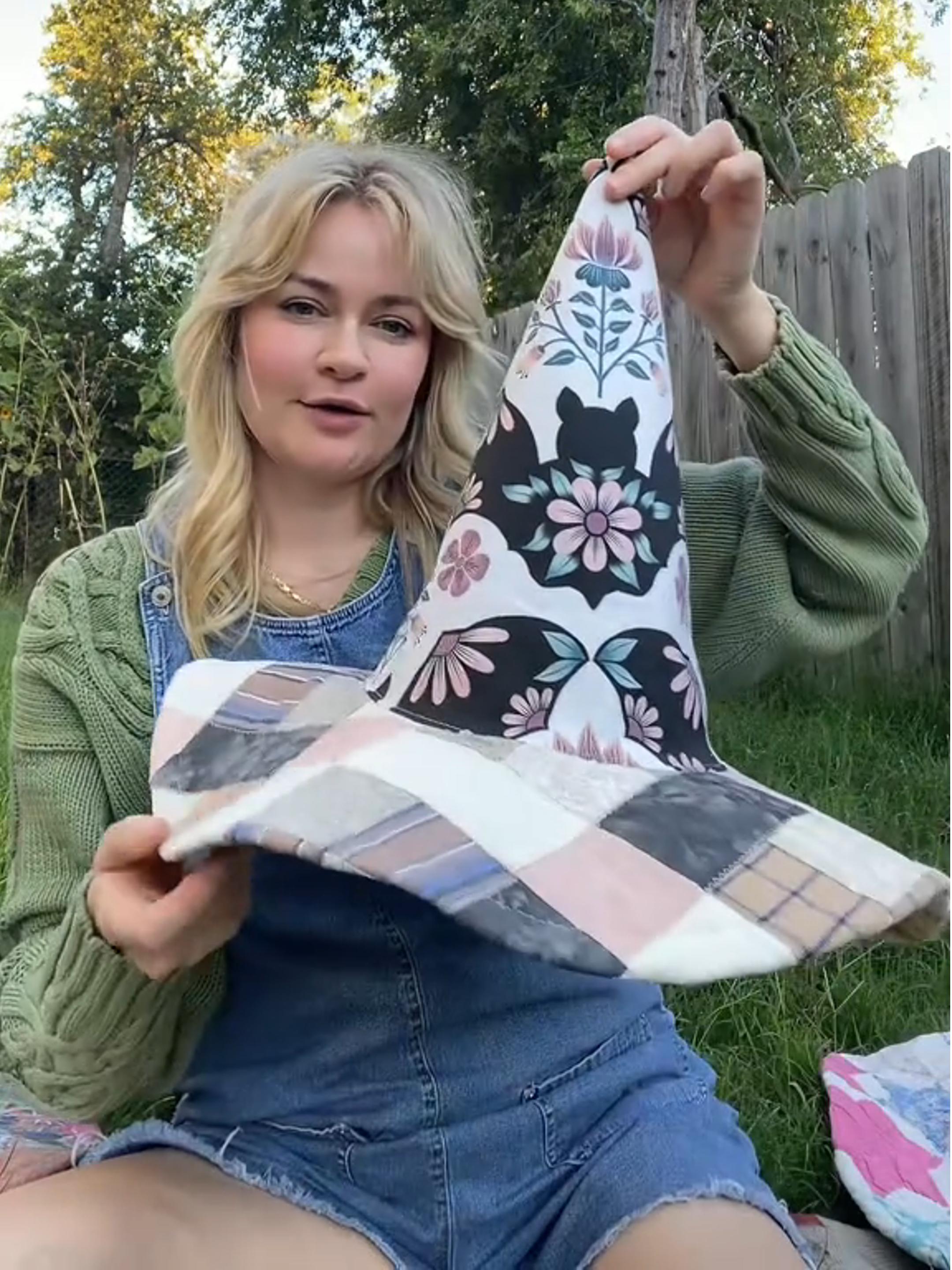 🔥HOT SALE👻🎃The Quilted Witch Hat | Handcrafted Folk Art Hat--BUY 2 FREE SHIPPING