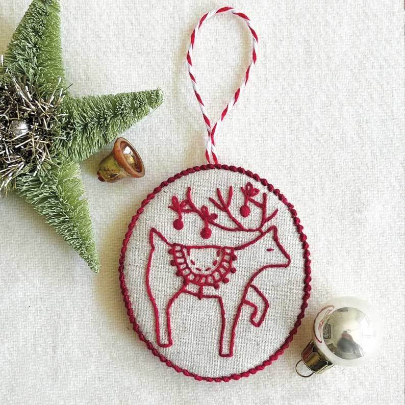 🔥HOT SALE🔥Hand Embroidery Christmas Ornaments kit