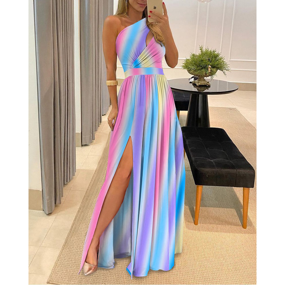2025 New Style High Waist Slit Dress