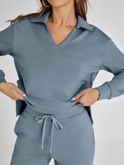 Women's Fall Transition 2-Piece Set - Breathable & Wrinkle Resistant Sweatsuits Sets