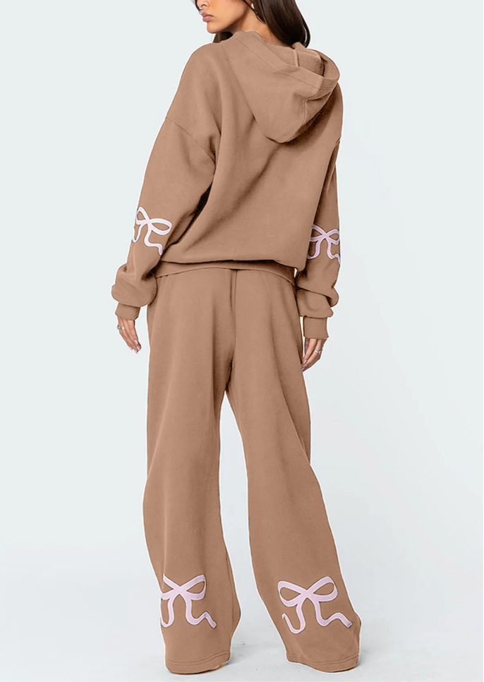 Women's Outdoor Sports Casual Loose Sweatshirt Fashion Suit