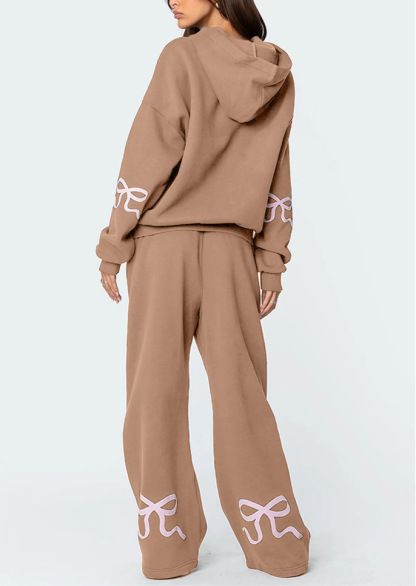Women's Outdoor Sports Casual Loose Sweatshirt Fashion Suit