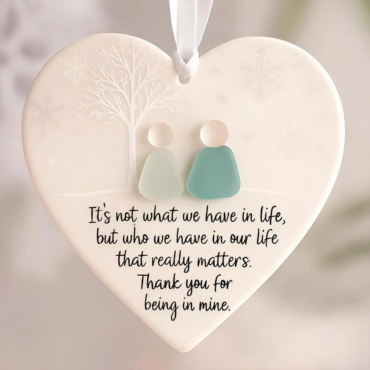 🔥HOT SALE🔥Heart-Shaped Sea Glass Friendship Decor🌊✨ Shaped by Nature & Crafted by Hand💝