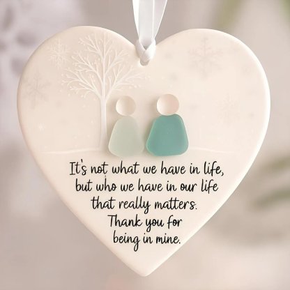 🔥HOT SALE🔥Heart-Shaped Sea Glass Friendship Decor🌊✨ Shaped by Nature & Crafted by Hand💝