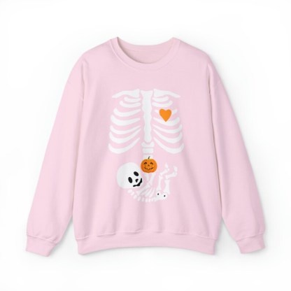 🎃Halloween Skull Sweatshirt, 2025 Newborn Maternity Shirt, Mom Sweater