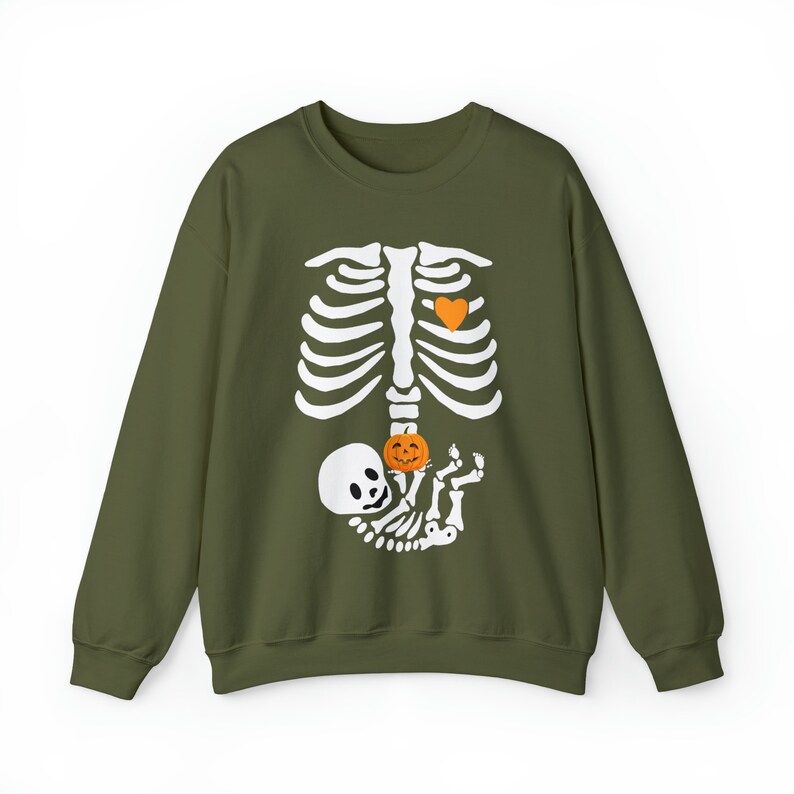 🎃Halloween Skull Sweatshirt, 2025 Newborn Maternity Shirt, Mom Sweater