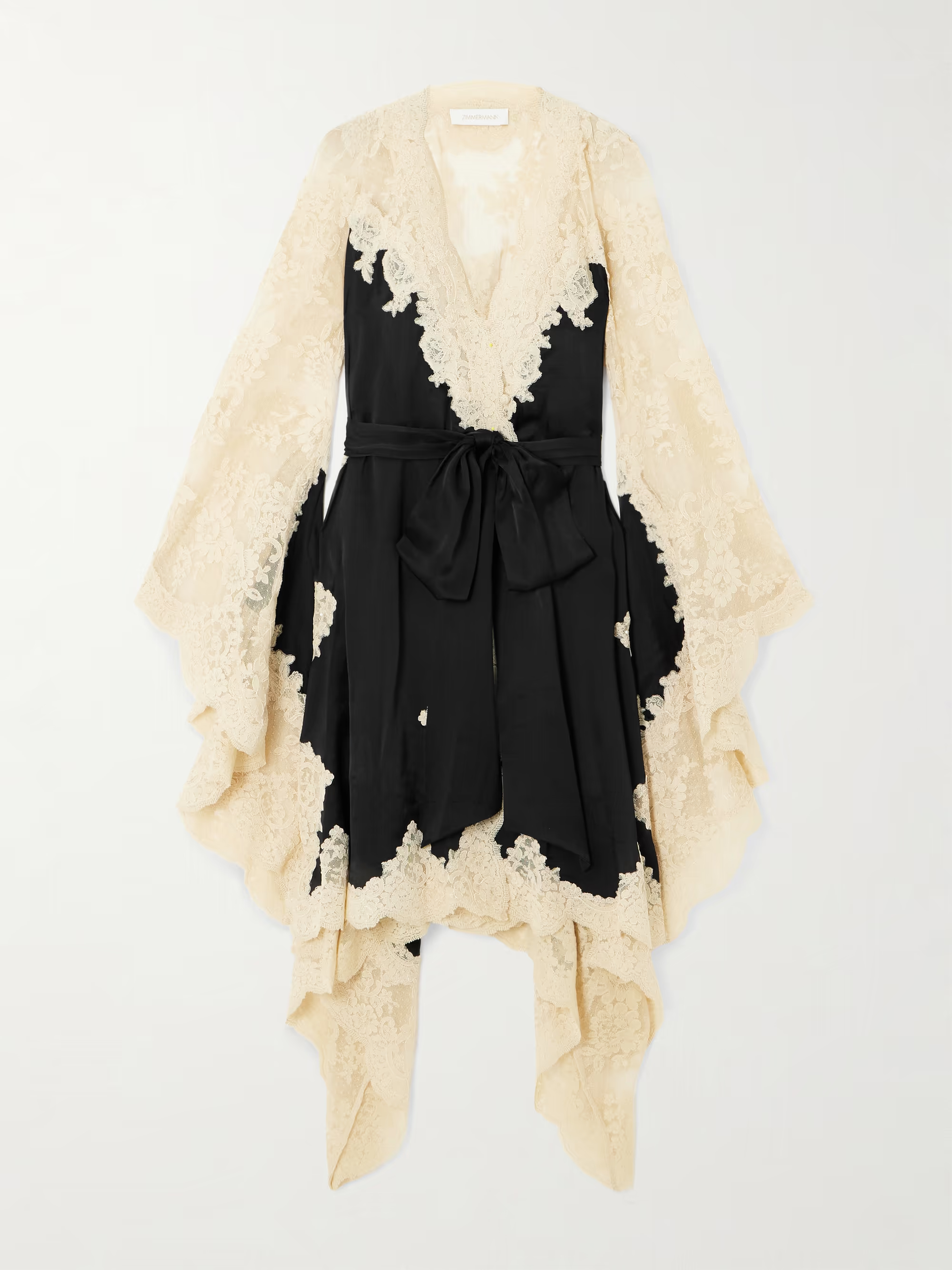 Hypnotic Satin Wrap Dress