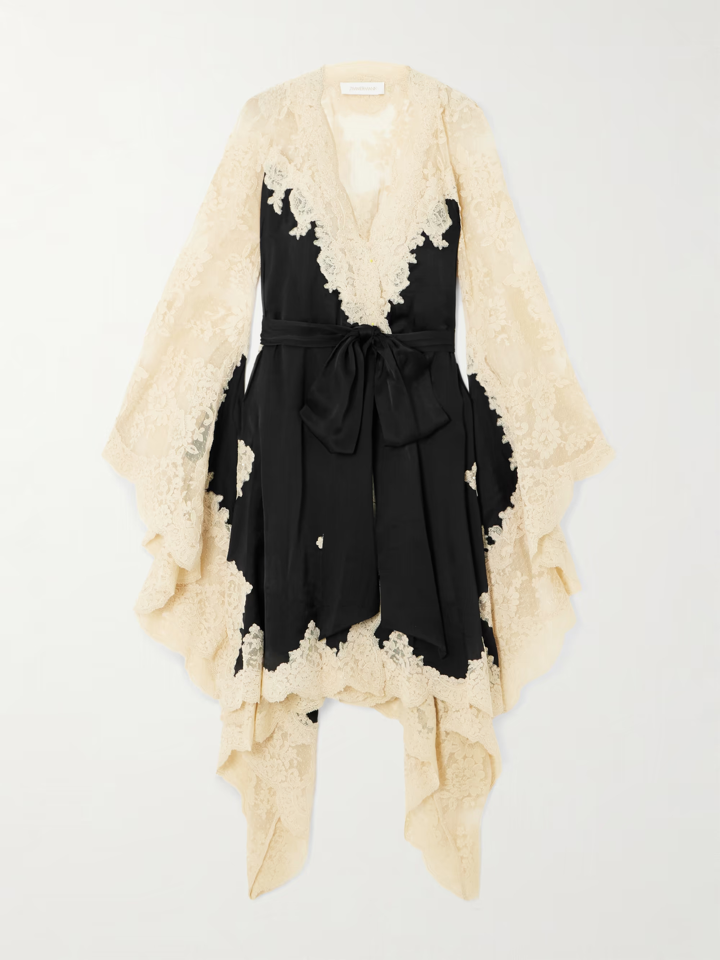 Hypnotic Satin Wrap Dress