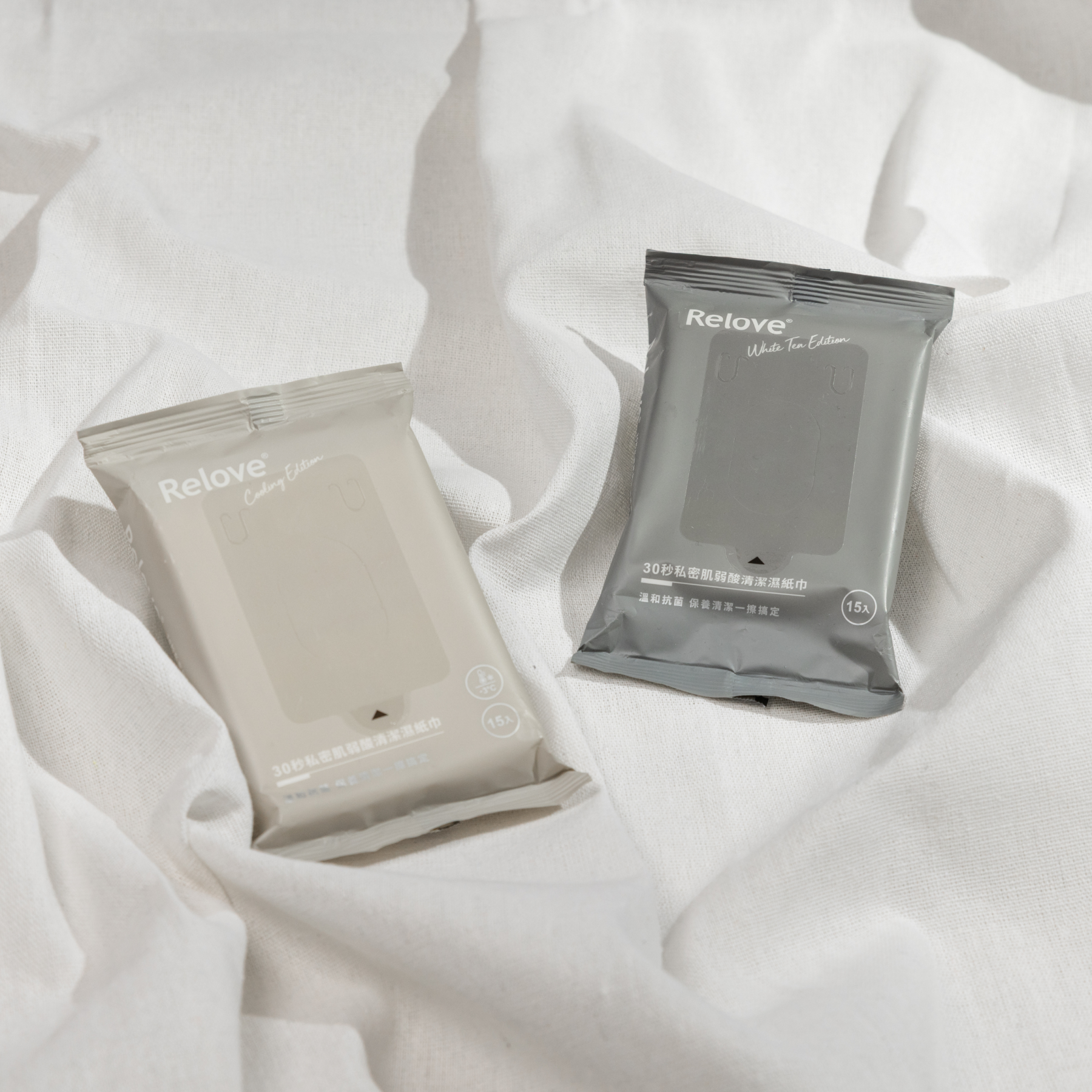 Relove デリケートウェットシート＜クール＞ ローズの香り【５個セット】トイレ流せる