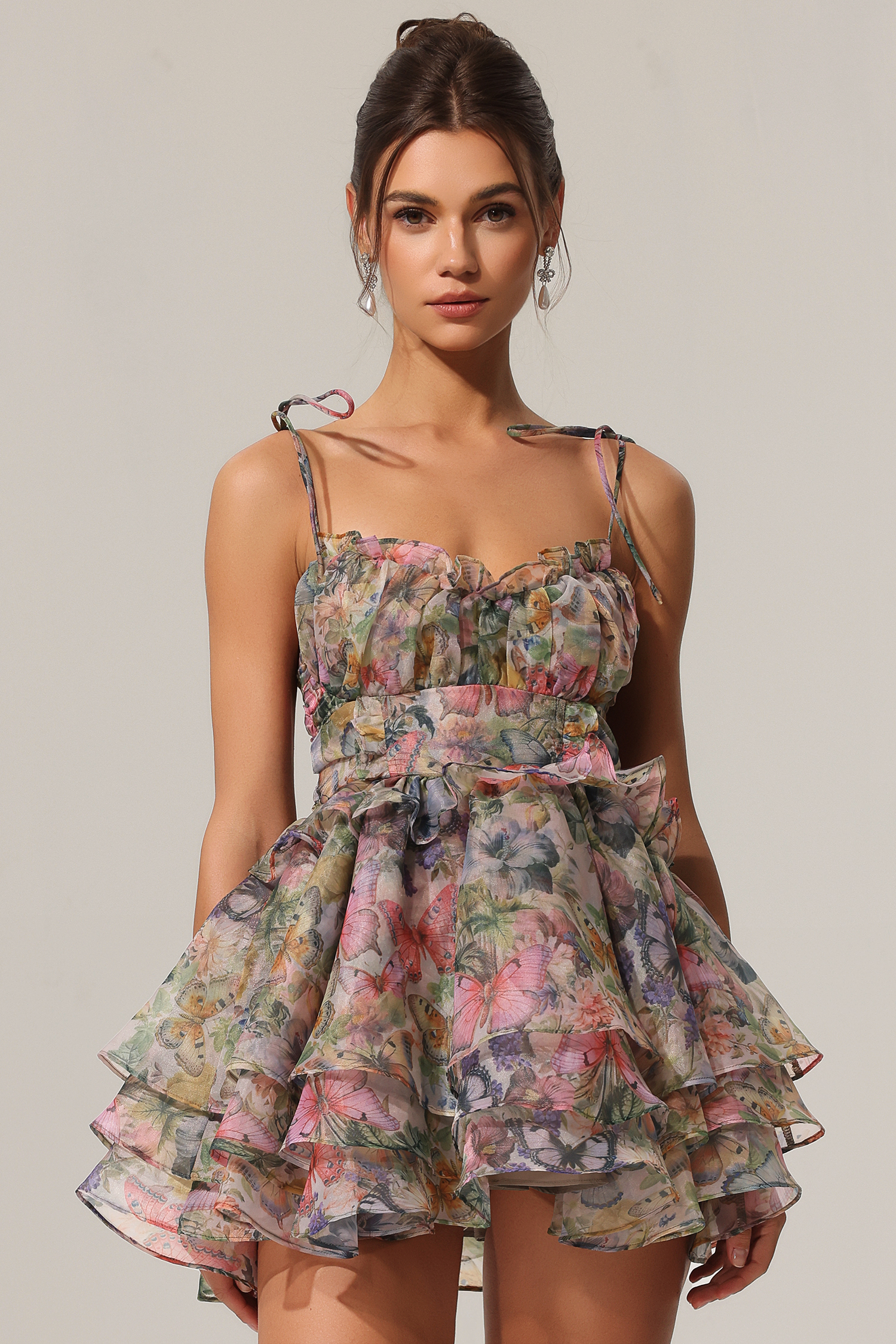 open lace back dress LUXX One Shoulder Satin Midi Dress Apricot