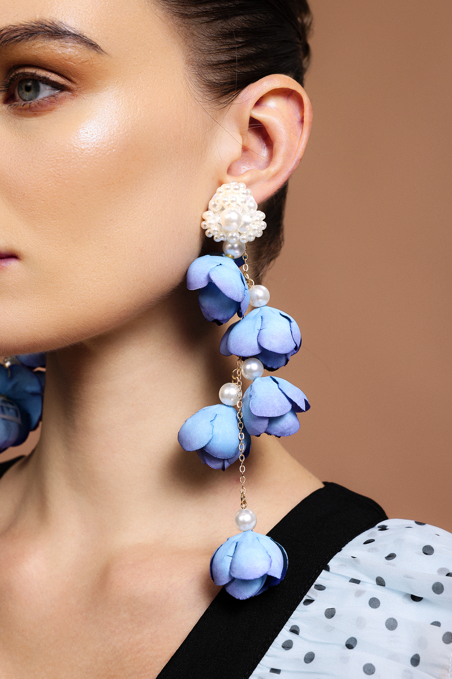 Delisy Frs Tassels Pearl Earrings