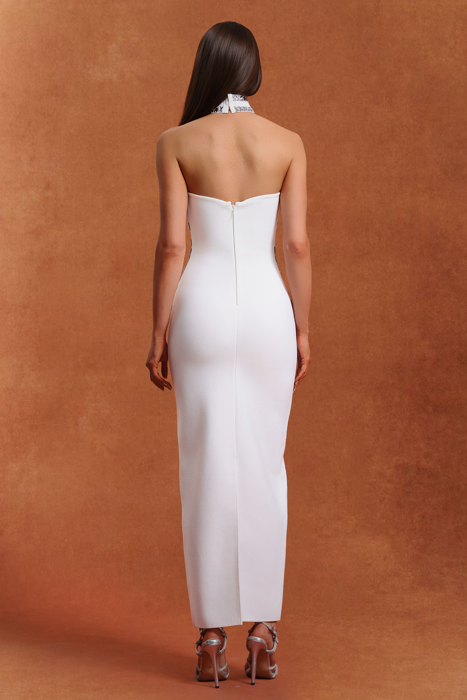 Teresa Sleeveless Diamond Bandage Maxi Two Piece Set
