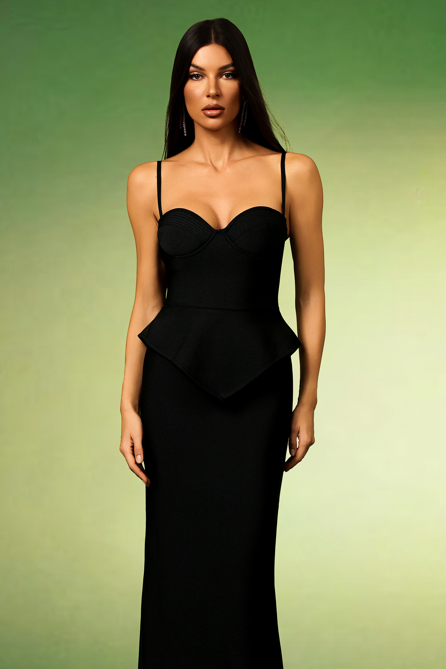 Tatiana Sleeveless Bandage Maxi Dress