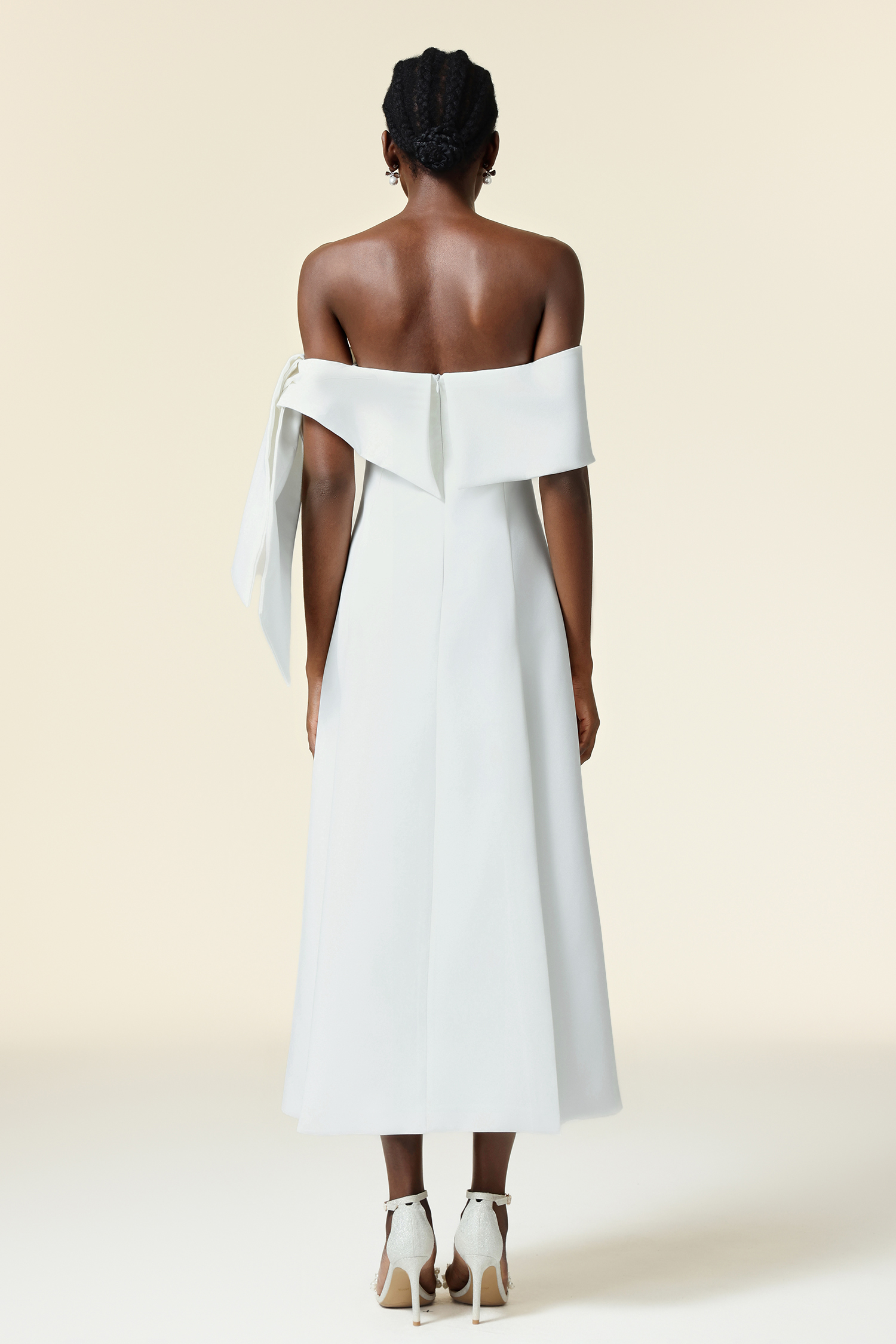 Sami Off-The-Shoulder Sleeveless Asymmetric Maxi Dress