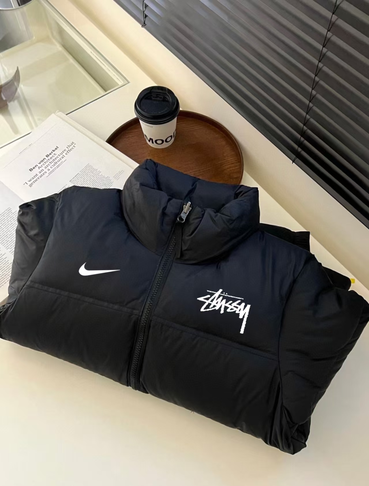 Nike Stussy コラボダウン Stussy コラボ ナイキダウンジャケット ファッション 新品 – 有限会社