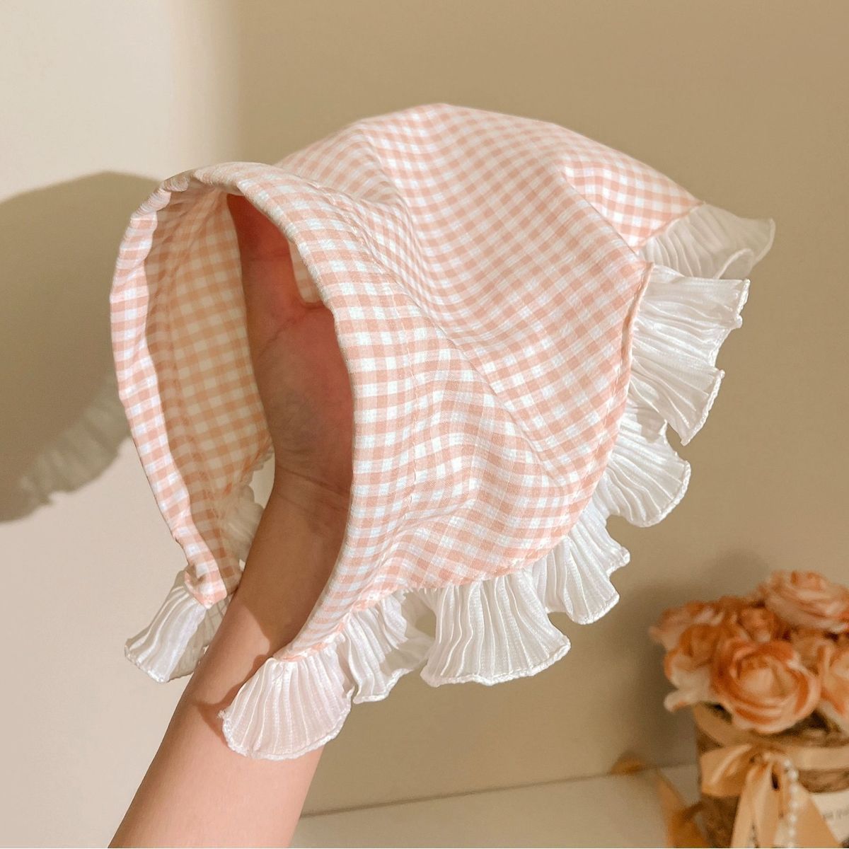 Lazy Headband Style Lace Triangle Scarf