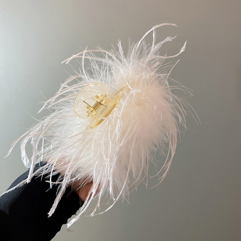 Super fairy hair volume snake bird feather feather clip
