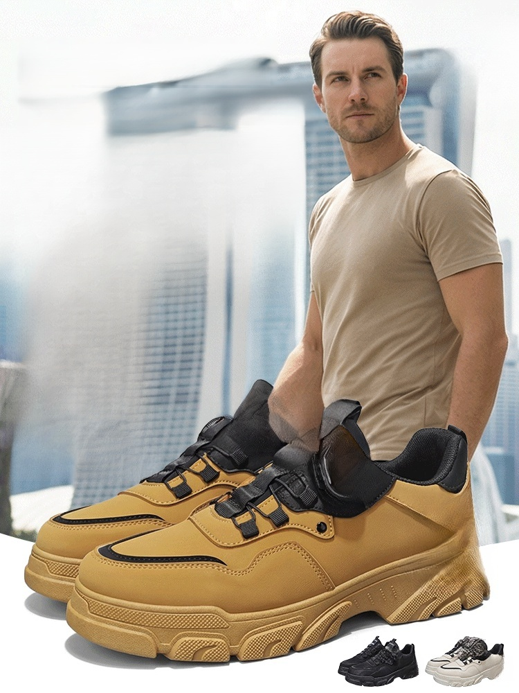 🥾Waterproof and slip-resistant, lightweight and comfortable. 💕🍀 5cm Height Boost