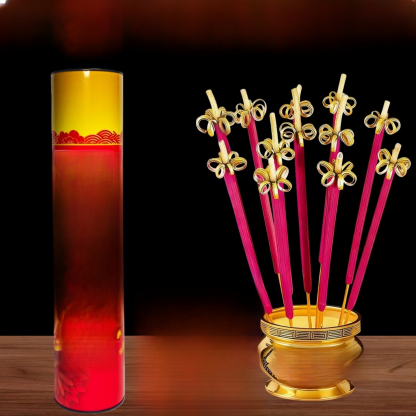🌸 Prosperity Unsmoked Fortune Incense with Century-Old Agarwood🌿 Opens like petals when lit, soothing mind and body, aiding sleep and relaxation