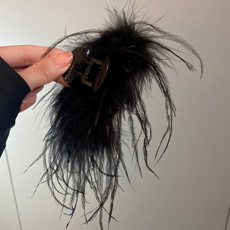 Super fairy hair volume snake bird feather feather clip