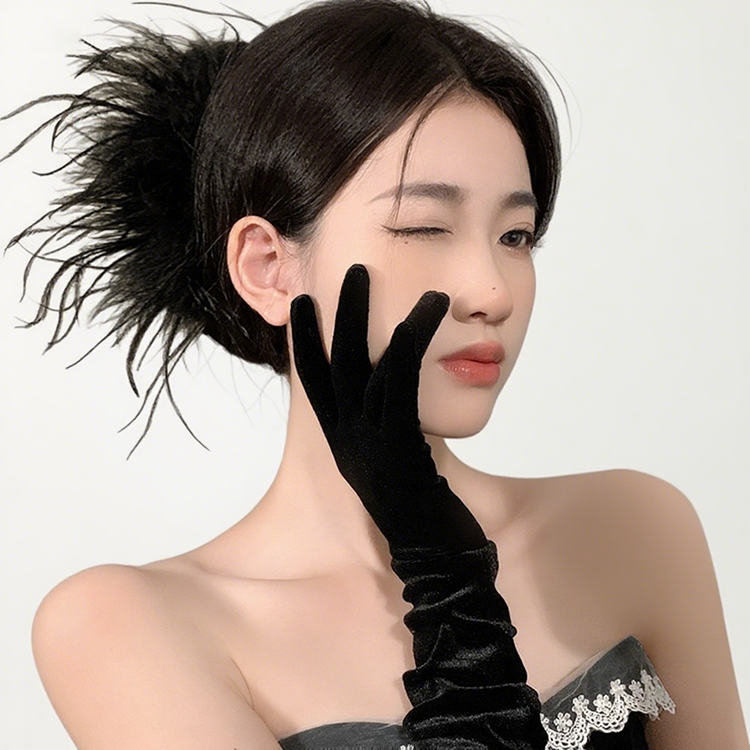 Super fairy hair volume snake bird feather feather clip